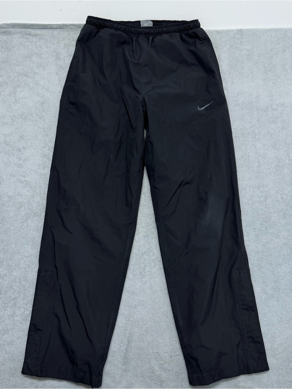 Nike Golf Storm Fit Pant Black Waterproof Windbreaker Mens M Drawstring 619903